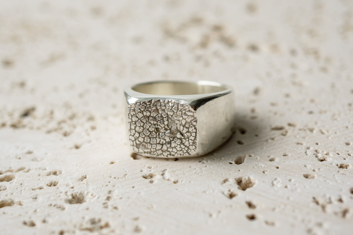 Pet print ring chunky