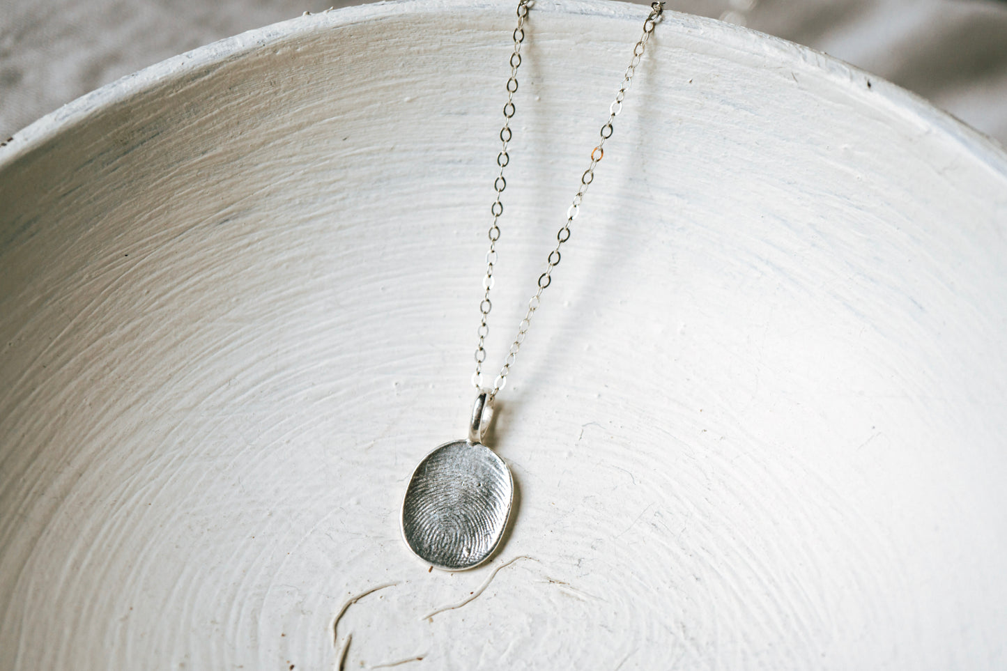 Fingerprint necklace