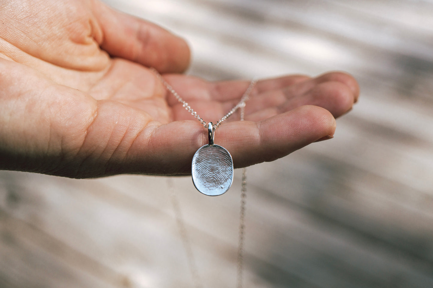 Fingerprint necklace