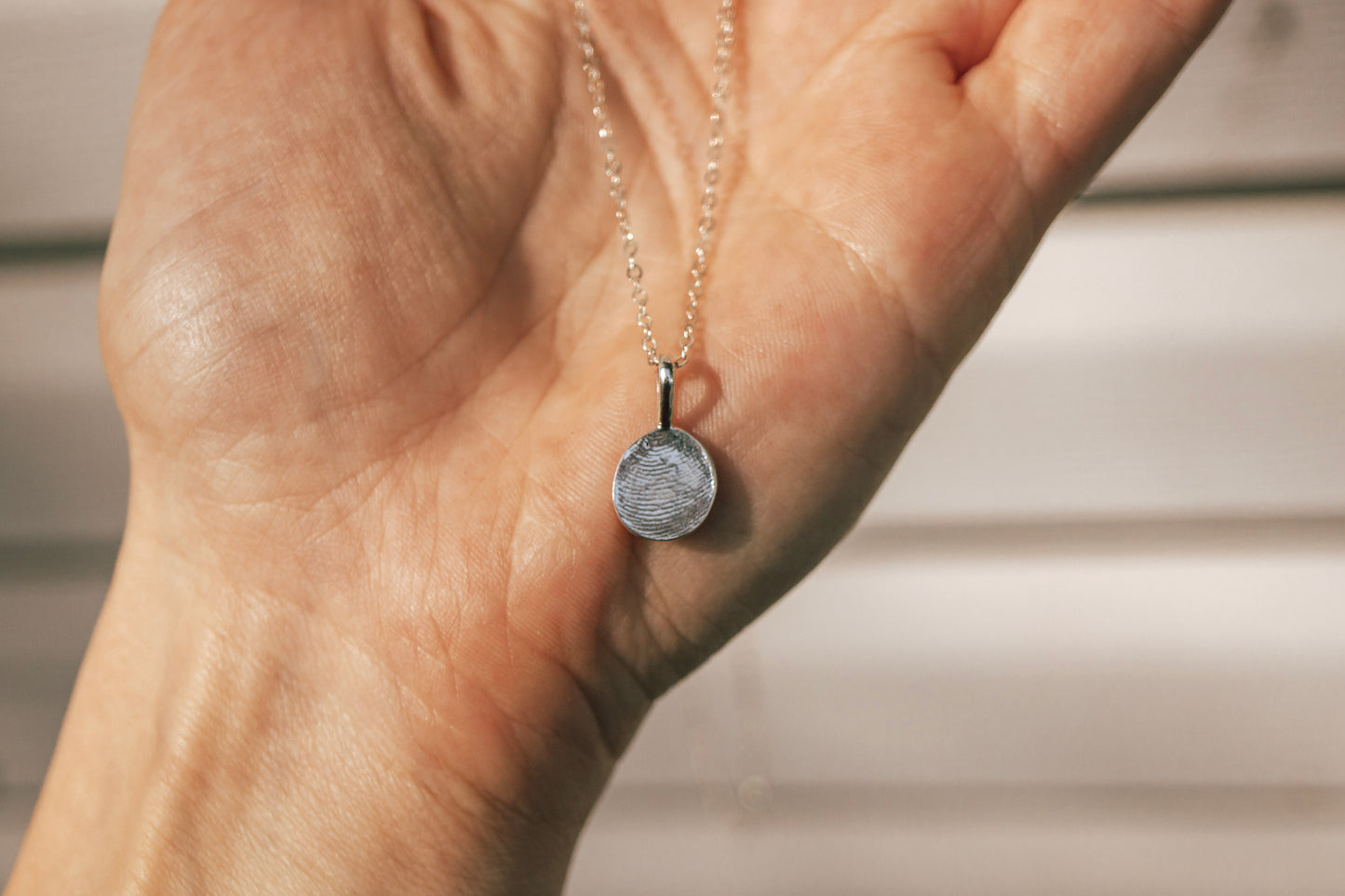 Fingerprint necklace