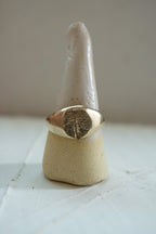 Pet print signet ring