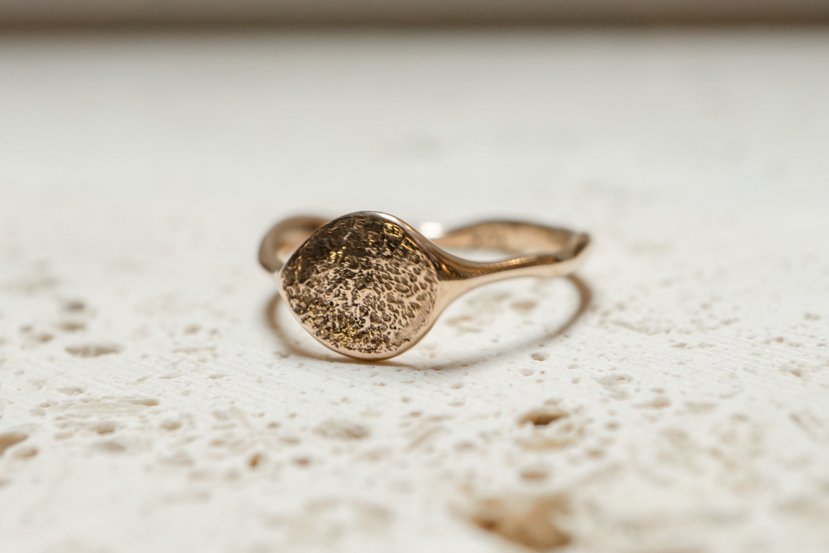 Pet print freeform ring