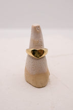 Fingerprint heart ring