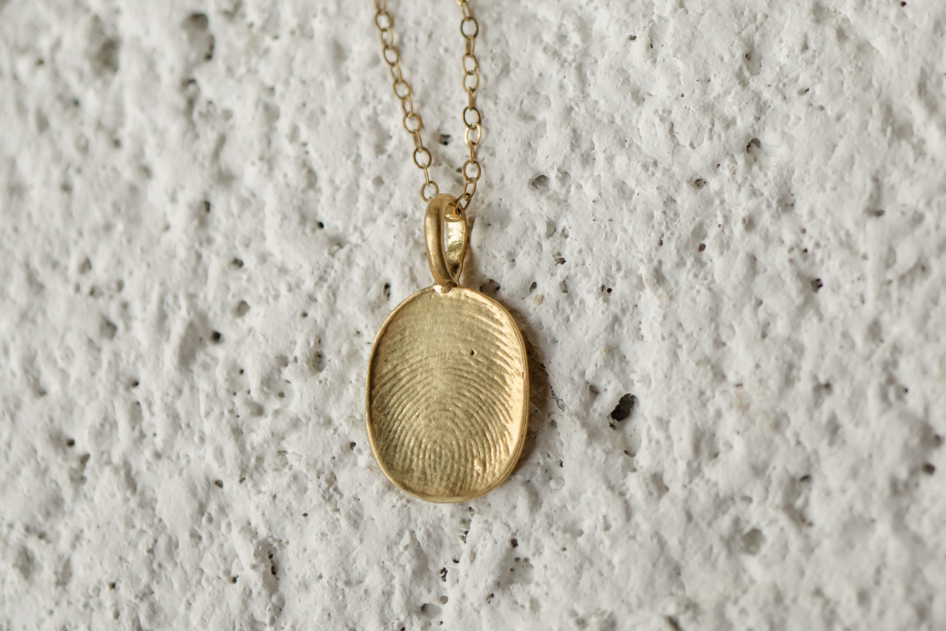 Fingerprint necklace