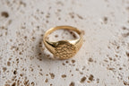 Pet print signet ring