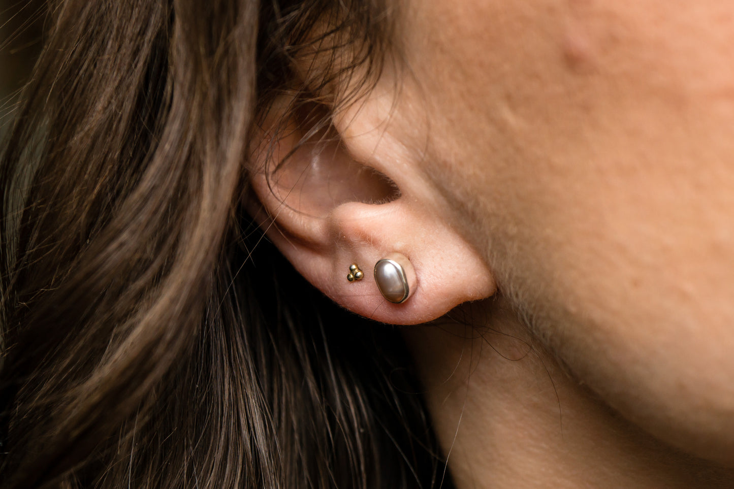 Pearl earrings - 925 sterling silver