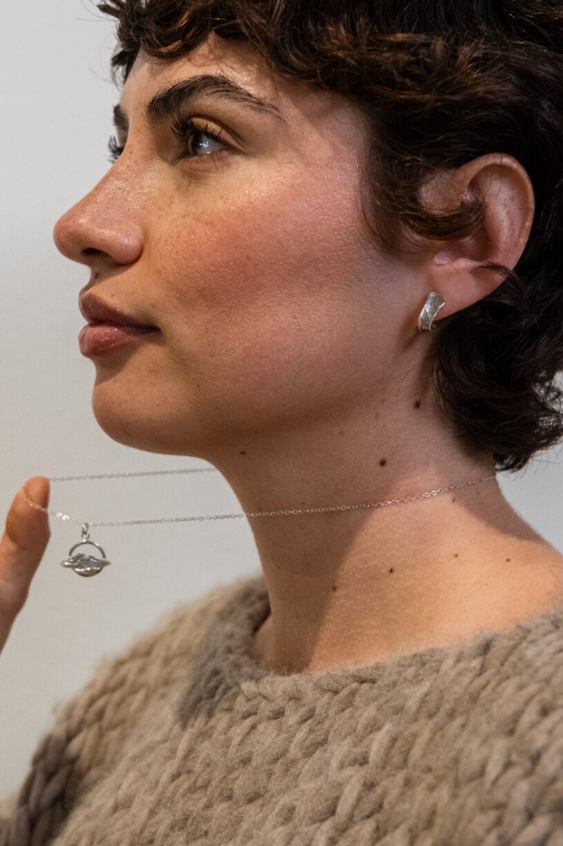 Rivers and roads earrings