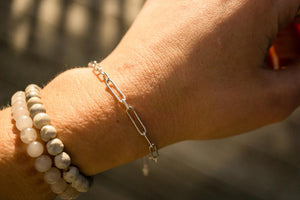 Linked bracelet - 925 silver