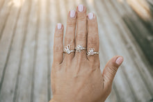 Load image into Gallery viewer, Raw rose quartz ring, size 7.5