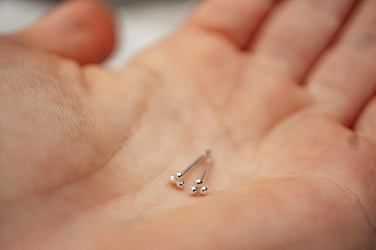 Trinity earrings - 925 silver