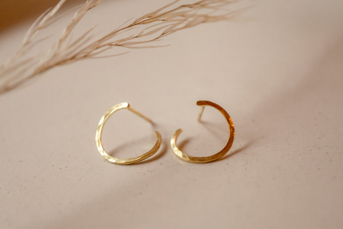 Orbit earrings - gold plated