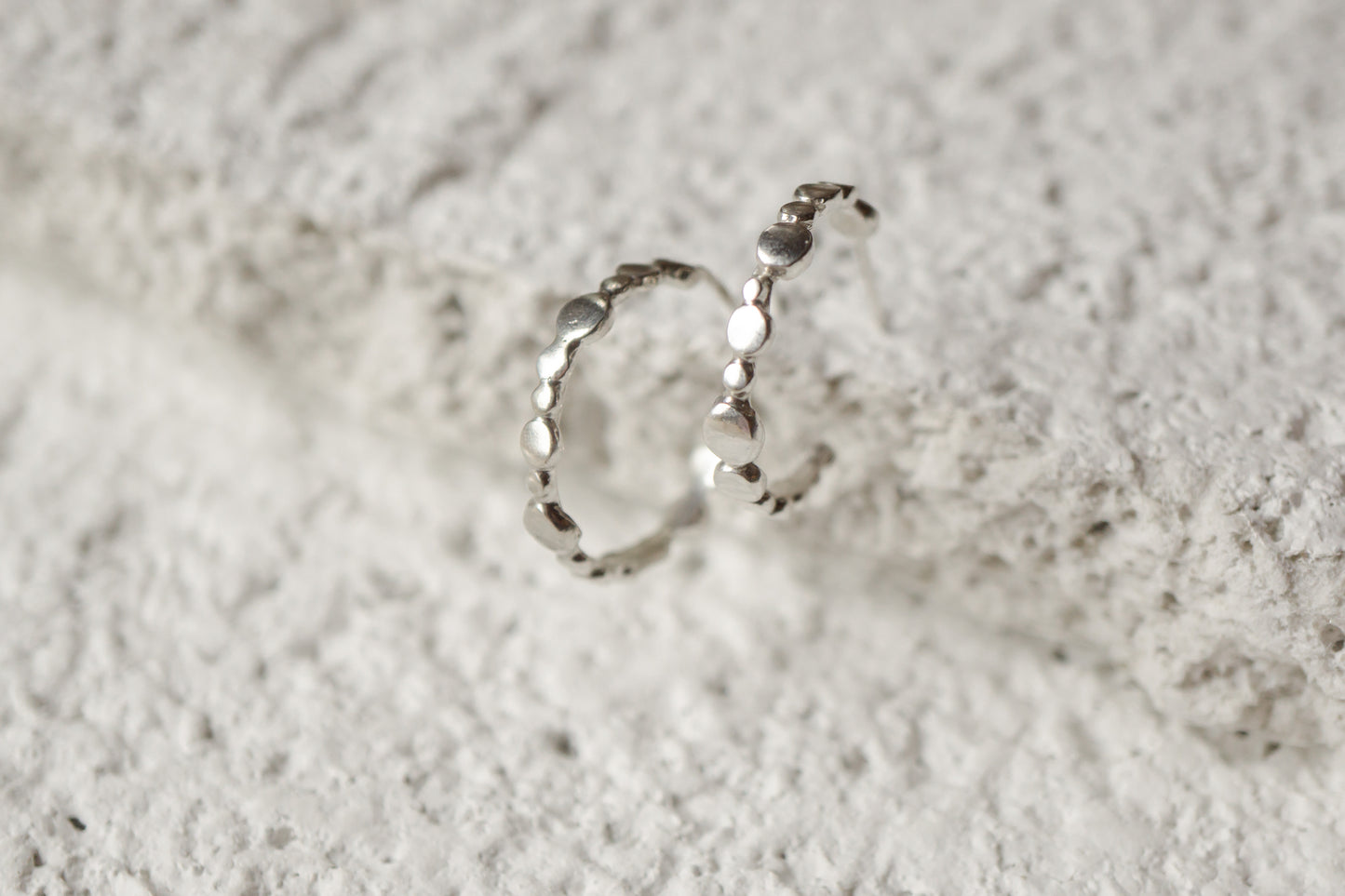 Pebbles earrings - 925 silver