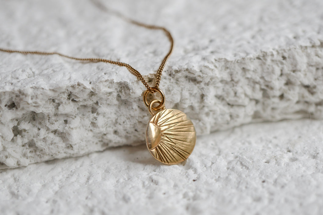 Sol necklace -gold plated