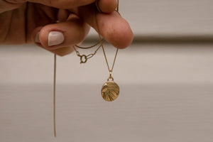 Sol necklace -gold plated