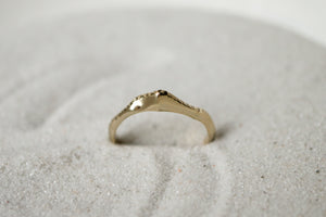 Sea to Sky ring - gold plated